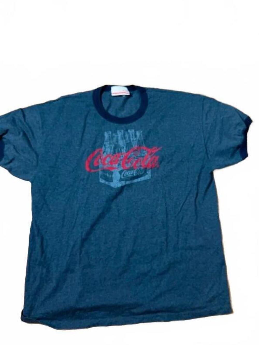 Made in USA Coca Cola Ringer Shortleeve Tee Size XL